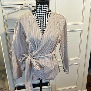 EUC J. Crew Wrap Shirt